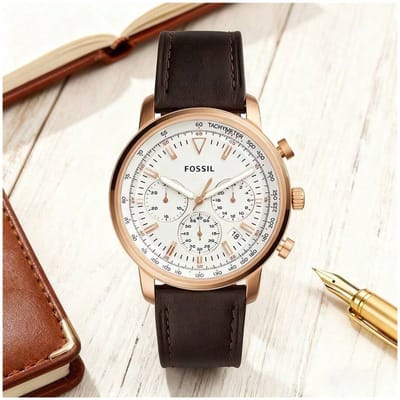 Heren Multifunctioneel Kwarts Horloge - Zwarte Wijzerplaat, Sportief Design, Stevige Kast, Geschikt voor Sport, Werk & Vrije Tijd. Model: FS5529/FS5415 wit