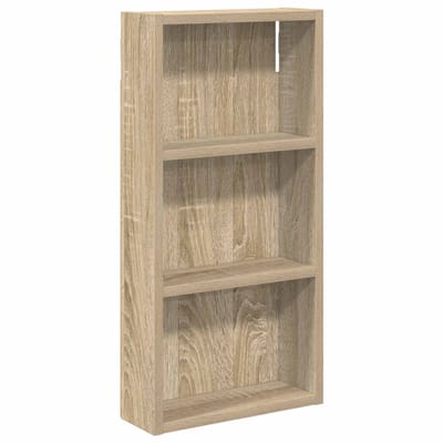 Wandmontage Badkamerkast met Plank Sonoma Eiken Afwerking 30 x 10 x 60,5 cm