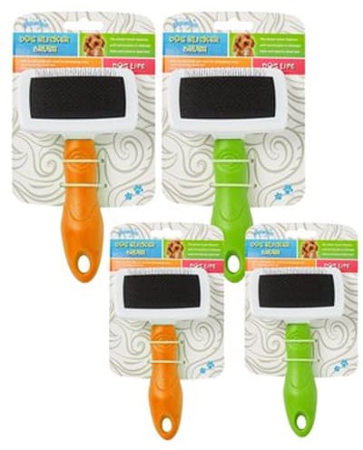 Dog Slicker Brush hondenborstels M: 11 cm breed 1 stuk