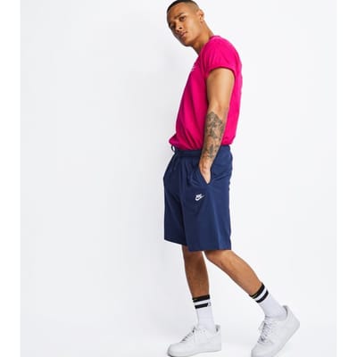 Nike Club Short Korte Broeken Heren - Navy - Maat XS