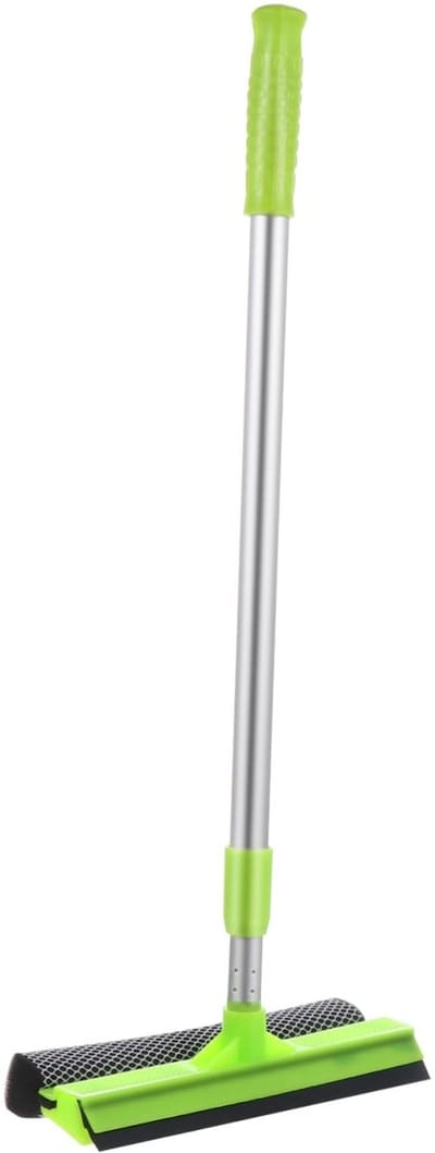 Dailygoods- Telescopische Wisser - Auto Voorruitwisser met Rubberen Schraper - Raamtrekker - Glasreinigingswisser - Reusable Spons - Intrekbare Glastrekker - Ruitenwisser