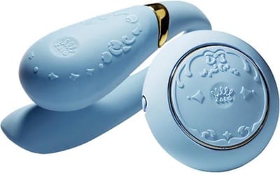 Zalo - Fanfan - Partner Vibrator - Met Afstandsbediening En App Control - Blauw