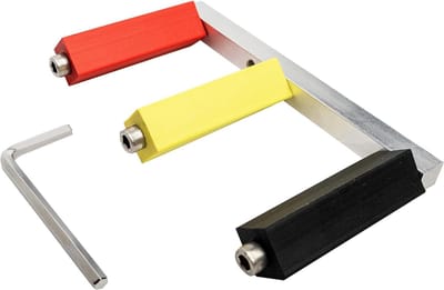 Paneeldrager - Deur lifter - Platen verplaatsen - Verstelbare grip - 30 kg draagkracht - rood
