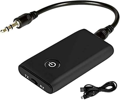 Bluetooth 5.0 adapter - 2-in-1 mini zender-ontvanger - draadloos muziekstreamen - voor TV, laptop, speaker - ShopVlot