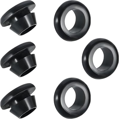 20 Stuks Rubber Grommets voor Kabels en Dradenbescherming, ID 18mm, Montage Diameter 22mm, Ideaal voor Elektronica en Doe-Het-Zelf Projecten