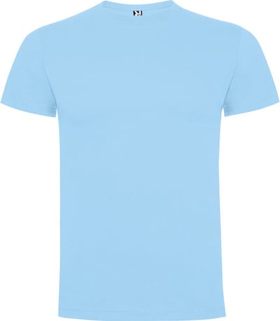 5 Pack Licht Blauw t-shirts Roly Dogo Premium Kids 4 jaar 98 - 104