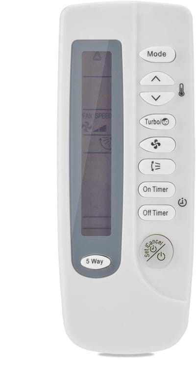 NTHProducts - Airconditioning Afstandsbediening - Universeel - LCD Display - Wit - Timer functie - Geschikt voor Samsung Airconditioning