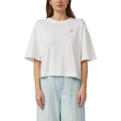s.Oliver  T-shirts White Taglia: 46 | Maglie Sportivi Outlet | Donna | Bianco