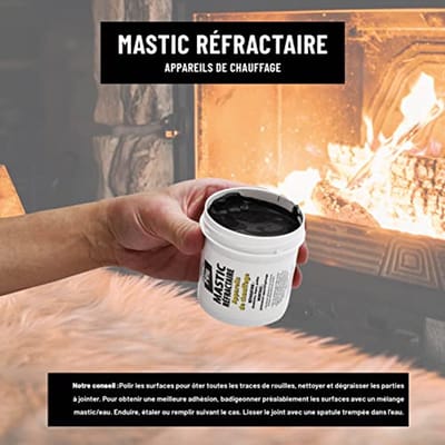 Refractaire kit voor het repareren en monteren van verwarmingsapparaten - Hoge temperaturen - 450g