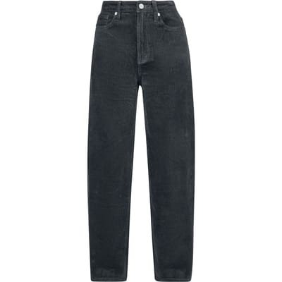Black Premium by EMP Stoffen broek - Essential - Loose Fit Kordhose - W27L30 tot W31L30 - voor Vrouwen - antraciet
