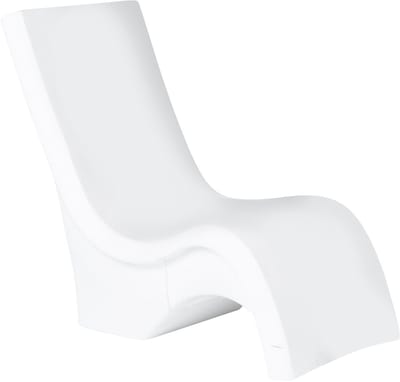 Step2 Vero Zwembad Stoel Wit – Pool Chair voor Zonneplateau – Hoge Zwembad Stoel - Kunststof tuinstoel – Geschikt voor in het Zwembad of op Terras – Tot 136 kg