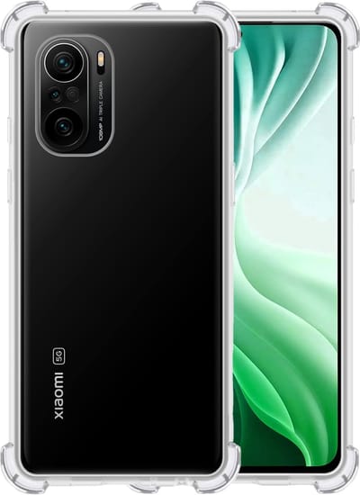 Hoesje - Geschikt voor Xiaomi Mi 11i - Sterk & Shockproof - Siliconen Case - Back Cover - Telefoon Hoes Shock Proof - Telefoonhoesjes - Transparant