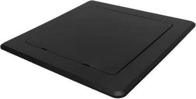 Inspectiedeksel Plafond - Toegangspaneel Leidingen - Gaten Afdekken - Zelfklevend ABS - 20x20 cm - Zwart