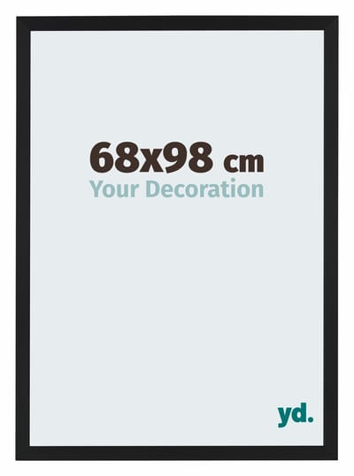 Your Decoration - Fotolijst 68x98 cm - MDF - Zwart Mat - Catania