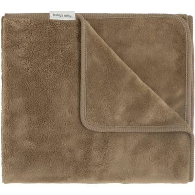 Baby's Only Wiegdeken gemaakt van teddystof - Baby deken Cozy - Dekentje voor jongens en meisjes - 2.0 TOG - 70x95 cm - Clay - Superzacht en comfortabel
