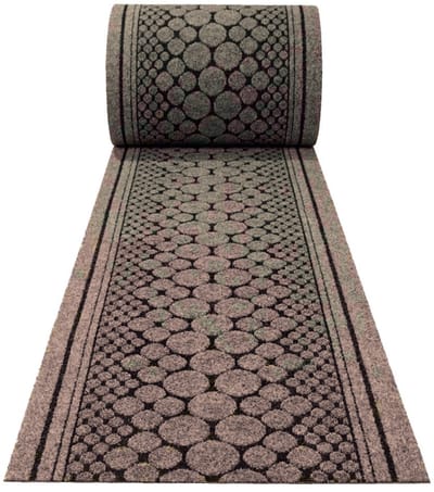 JYG tapijtloper Stone Bruin 66 x 500cm (=5m) Keukenloper - Anti Slip - snijdbaar