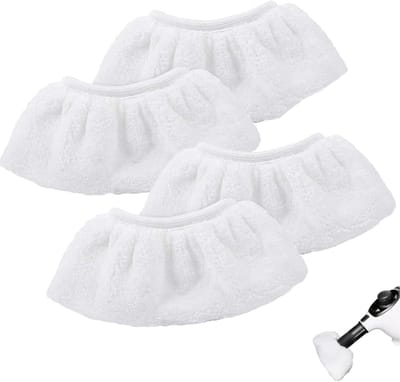Duurzame Microvezel Reinigingspads Set - Wasbare en Herbruikbare Stoomreiniger Accessoires - 4 Stuks