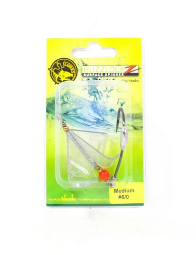 Tackle Tactics TT Buzzlockz Medium 6/0 1/pak (6153) yellow