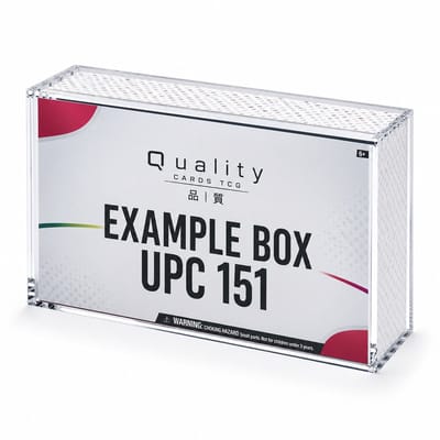 Magnetic Acryl / Acrylic Case for 151 Ultra Premium Collection Box (UPC)