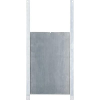 Kerbl Kippenschuifdeur 22 x 33 cm, aluminium, complete montageset