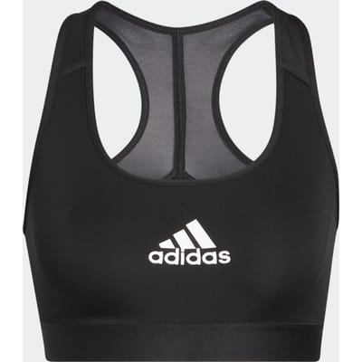 adidas Maat M Performance Powerreact Training Medium-Support Beha - Dames - Zwart- M A-C