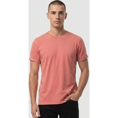T-shirt effen met ronde hals QS