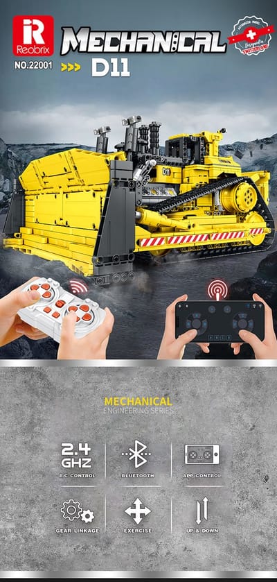 Reobrix - 22001 - op afstand bestuurbare bulldozer