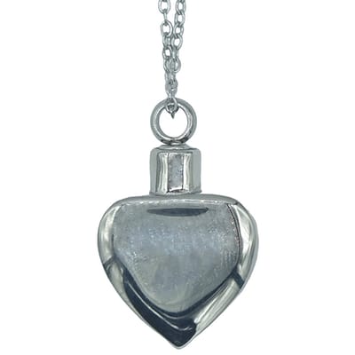 Ashanger Hart met Tekst "Always In My Heart" - Chirurgisch Staal - Inclusief Edelstalen Ketting (48 cm)