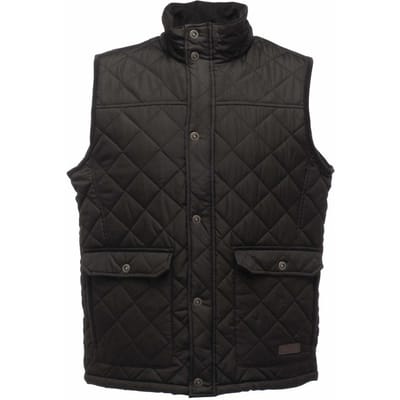 Regatta Heren Tyler Mouwloze Bodywarmer/Gilet (Zwart)