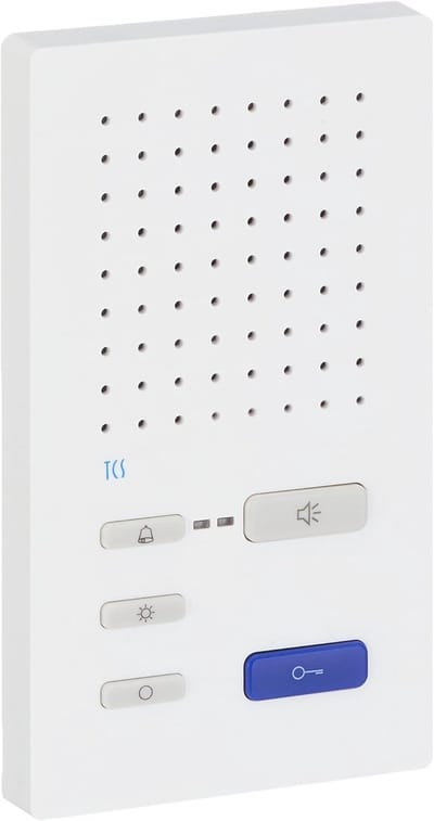 Binnenstation met 5 toetsen voor comfortabele bediening