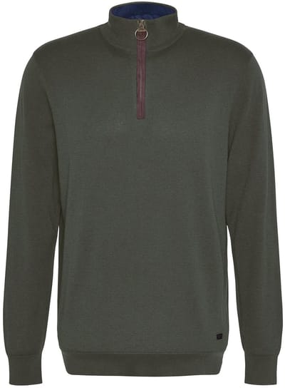 Barbour Bayfield Knitted Half Zip Jumper M