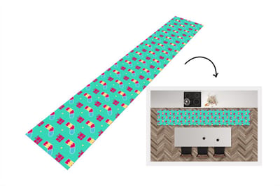 Keukenloper - Loper keuken - Sokken - Cadeau - Patroon - 300x50 cm - Keukenloper vinyl