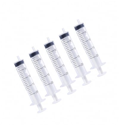 Doseerspuit 20 ml – Injectiespuit Zonder Naald – 5 Stuks – Nauwkeurig & Wegwerp