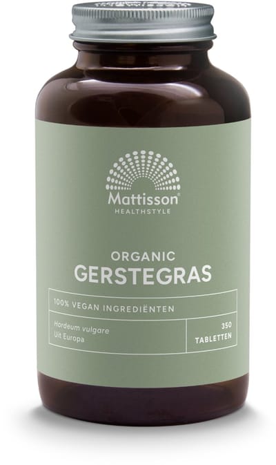 Mattisson - Biologisch Gerstegras 400mg - 180 capsules