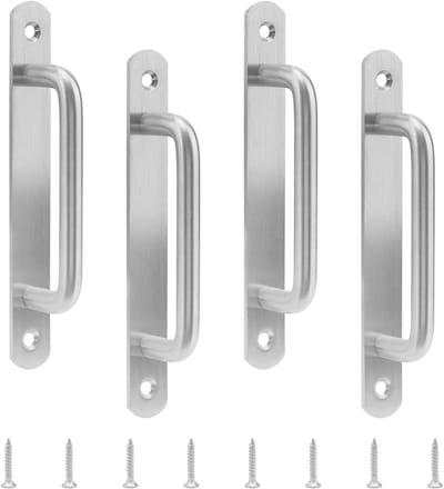 Set van 4 RVS Deurgrepen voor Schuifdeuren, 16 cm Lange Handgrepen voor Keuken en Badkamer