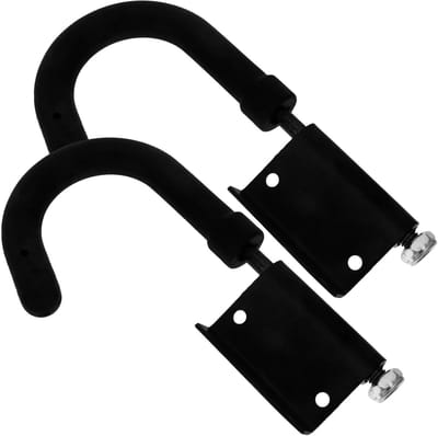 Ladder Dakhaken - Ladderbeugels - Veilig Dakwerk - Roestvrij Staal - 20.5 x 11 x 4.5 cm - Zwart