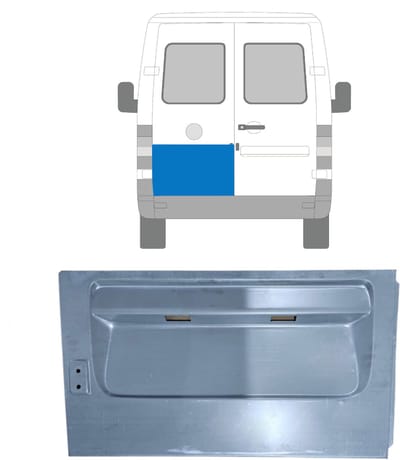 Reparatie plaatwerk achterste deuren voor Volkswagen LT 1996-2005 / Links
