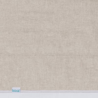 BINK Bedding Ledikantlaken Bo Zand 100 x 150 cm - laken voor ledikant - lakentje - babylaken - chambray - beige - uni