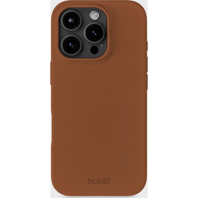 Phone Case Silicone Almond Brown iPhone 16 Pro