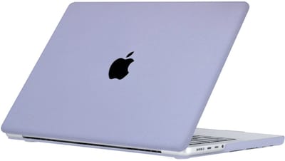 Lunso Geschikt voor MacBook Air 15 inch (2023-2026) cover hoes - case - Candy Lavender