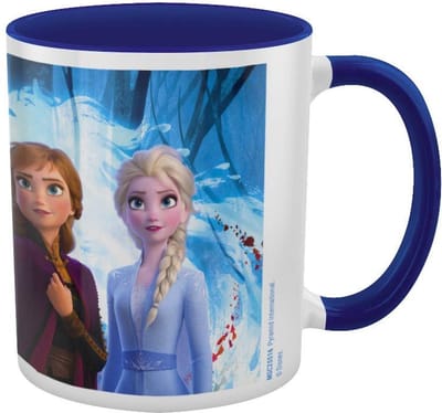 Disney - Frozen 2 - "Believe in the Journey" Blauwgekleurd Binnenwerk Mok 315ml
