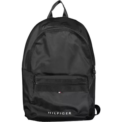 Tommy Hilfiger - Rugzak - Zwart - Laptopvak - Gerecycleerd Polyester