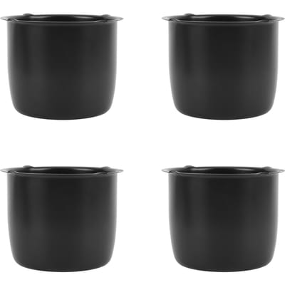 4 Pièces Cache-moyeux de Roue 4,25 Pouces Acier au Carbone Pousser à Travers Cache-moyeux pour Alésage Central 4,25 pouces Camion Remorque Camping-car SUV black
