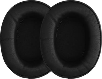 kwmobile 2x oorkussens geschikt voor Srhythm NC25 / NC35 Noise Cancelling - Earpads voor koptelefoon in zwart