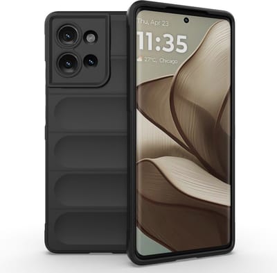 Coverup Hoesje - Geschikt voor Motorola Edge 50 Hoesje - Coverup Hands-On Rugged Back Cover - Zwart