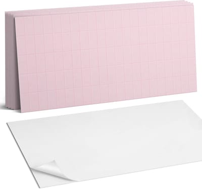 Coloray Plaktegels - Gladde tegels in een raster Wandtegel Zelfklevend - 60 cm x 30 cm - Roze Plaktegels - 6 stuks - Rechthoek PVC Tegels - Plaktegels Keuken - Zelfklevende Vloertegels Badkamer - Vinyltegels Vloer Zelfklevend - Portugese Tegels