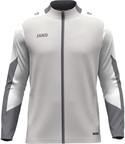 Jako Dynamic Polyestervest Kinderen - Lichtgrijs / Wit / Grijs | Maat: 116