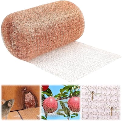Koperband voor Slakkenbescherming 12,7 cm x 9 m - Effectieve Slakkenafschrikking met Koper Gaas en Draad voor Tuin en Planten