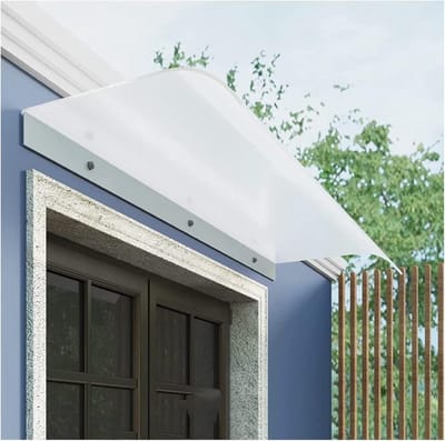 Deur Luifel - Huis Overkapping - Buiten Bescherming - Helder Polycarbonaat - 50x60 cm - Transparant