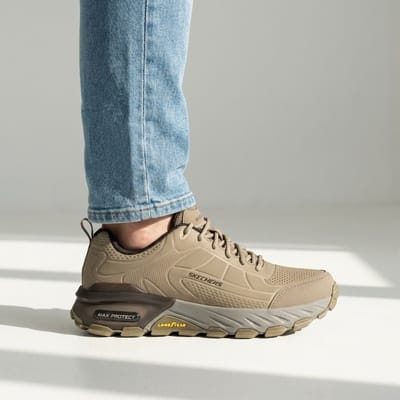 Skechers Max Protect Irongaurd taupe Synthetisch - Maat 48 1/2